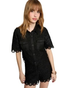 Blouse femme noire Morgan De Toi