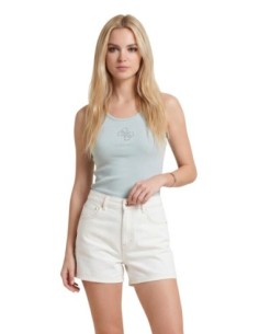 Débardeur femme vert Guess