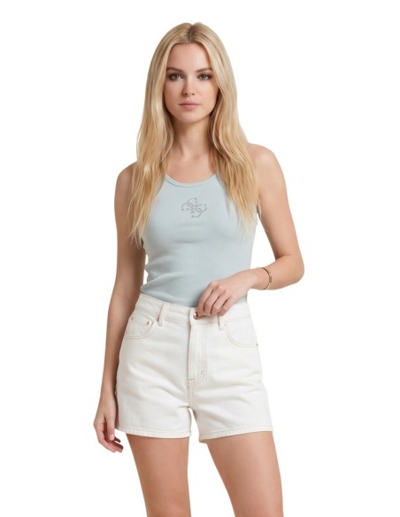 Débardeur femme vert Guess