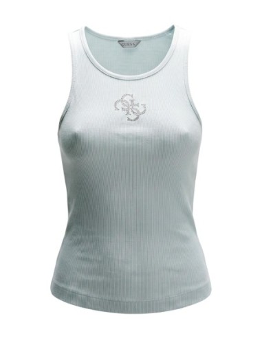 Débardeur femme vert Guess