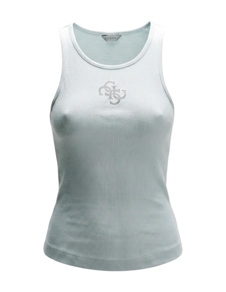 Débardeur femme vert Guess