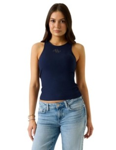 Débardeur femme bleu Guess