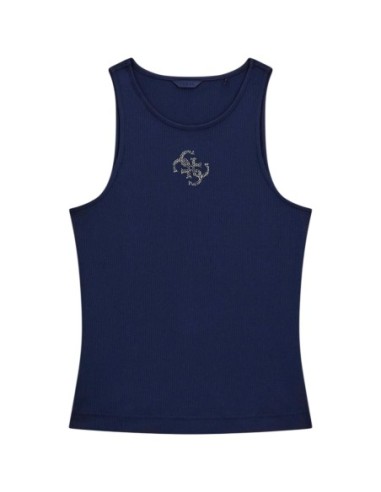 Débardeur femme bleu Guess