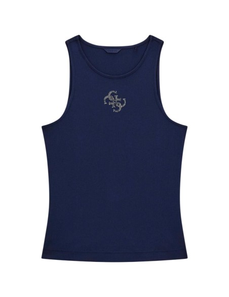 Débardeur femme bleu Guess