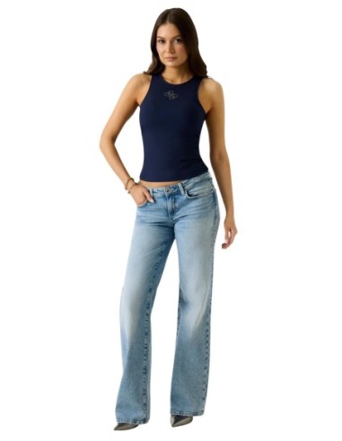 Débardeur femme bleu Guess