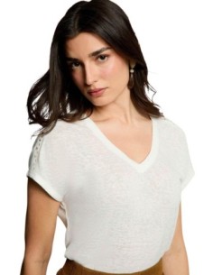 T?shirt femme blanc Morgan De Toi
