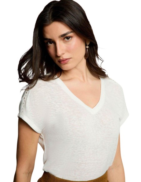 T?shirt femme blanc Morgan De Toi
