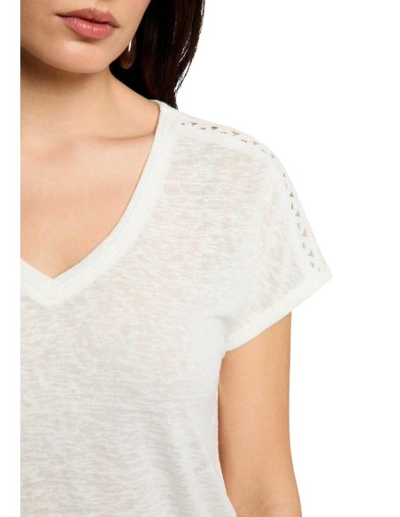 T?shirt femme blanc Morgan De Toi