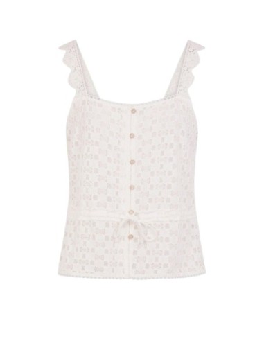 Top femme blanc floral Morgan De Toi