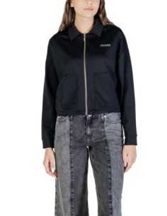 Sweat femme noir zippé Guess Active