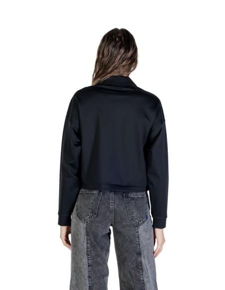Sweat femme noir zippé Guess Active
