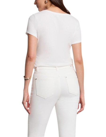 T?shirt femme blanc imprimé Morgan De Toi