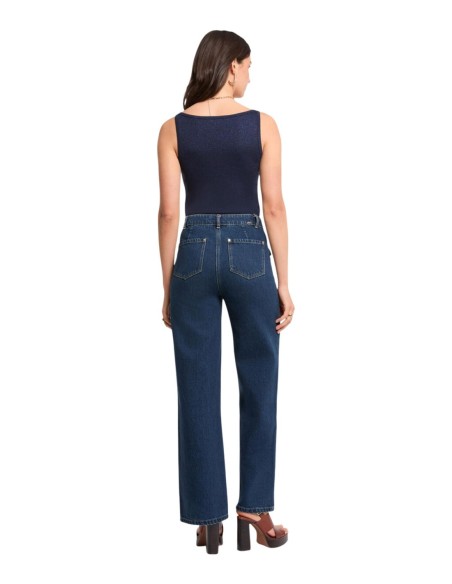Top femme bleu bretelles Morgan De Toi