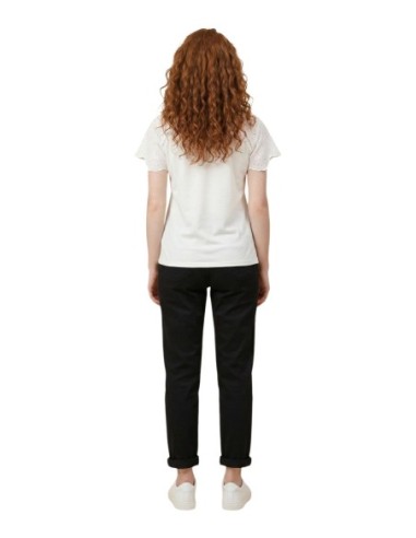 T?shirt femme blanc col V Morgan De Toi