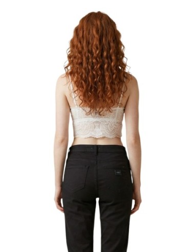 Top femme blanc bretelles Morgan De Toi