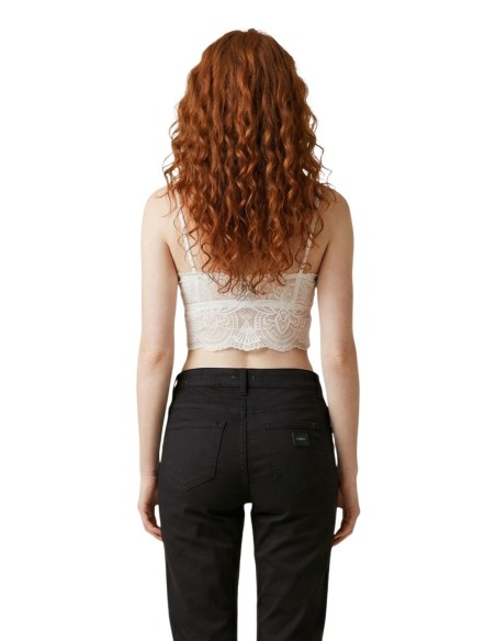 Top femme blanc bretelles Morgan De Toi
