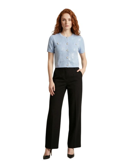Cardigan femme bleu azur Morgan De Toi
