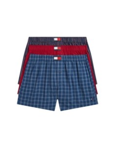 Boxer homme bleu imprimé Hilfiger – lot de 3 organique