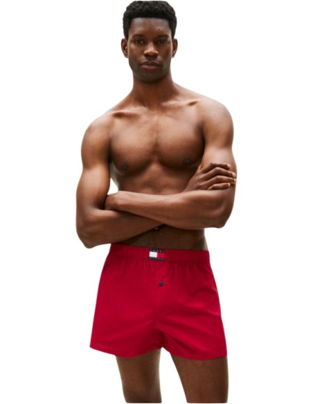 Boxer homme bleu imprimé Hilfiger – lot de 3 organique