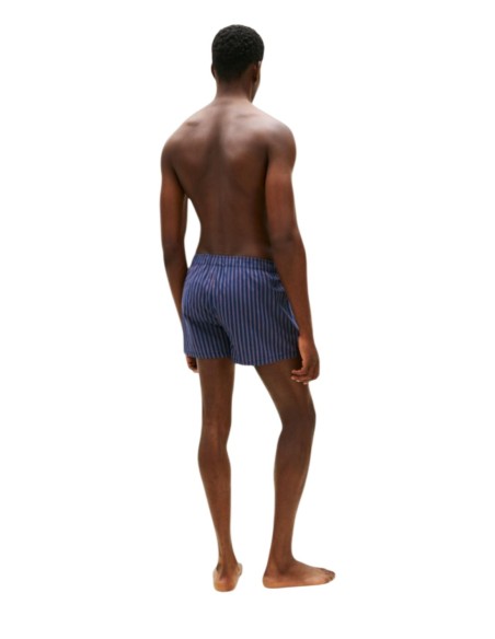 Boxer homme bleu imprimé Hilfiger – lot de 3 organique