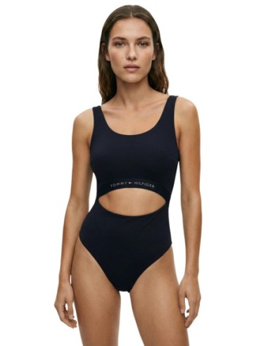 Maillot de bain femme bleu Tommy Hilfiger