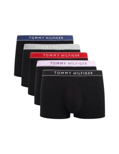 Boxer court homme noir Hilfiger – lot de 5 coton lycra