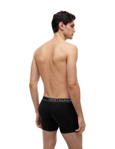 Boxer court homme noir Hilfiger – lot de 5 coton lycra