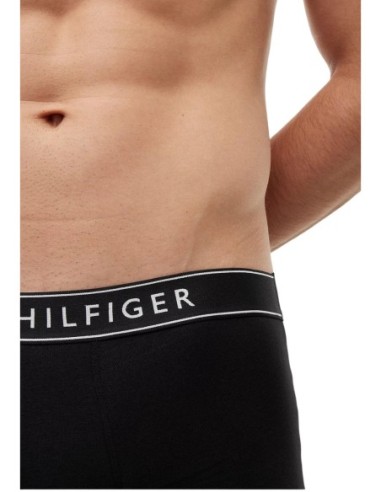 Boxer court homme noir Hilfiger – lot de 5 coton lycra