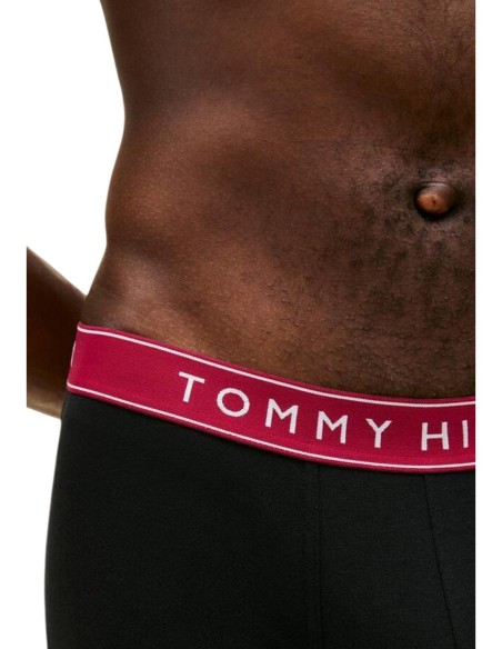 Boxer court homme noir Hilfiger – lot de 5 coton lycra