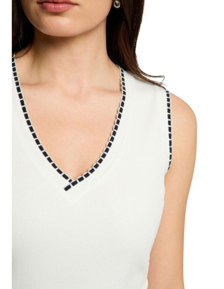 Top femme blanc Morgan De Toi