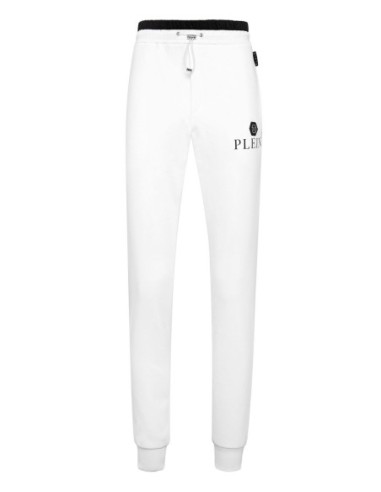 Pantalon homme blanc coton Philipp Plein