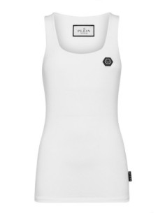 Débardeur femme blanc Philipp Plein