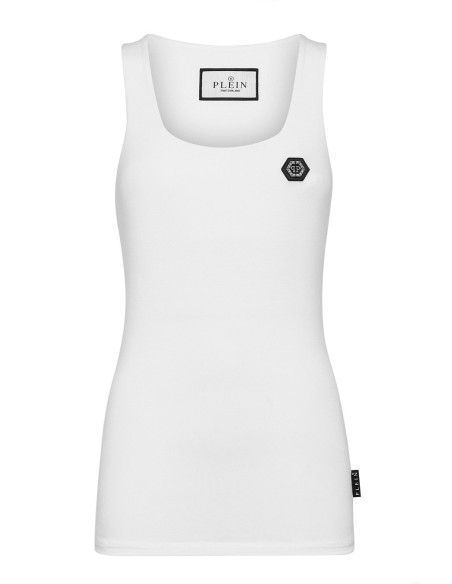 Débardeur femme blanc Philipp Plein