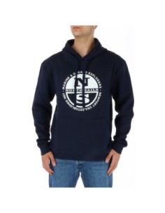 Sweat homme bleu imprimé North Sails
