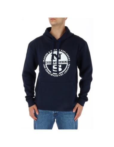 Sweat homme bleu imprimé North Sails