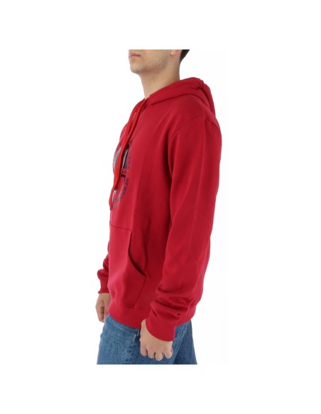Sweat homme rouge imprimé North Sails