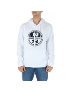 Sweat homme blanc imprimé North Sails