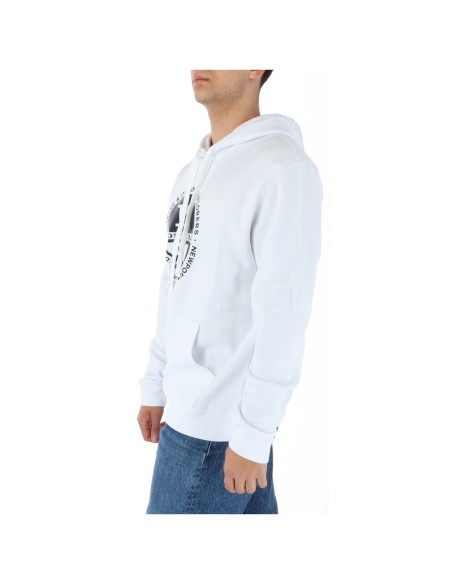 Sweat homme blanc imprimé North Sails
