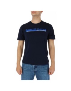T?shirt homme bleu imprimé North Sails
