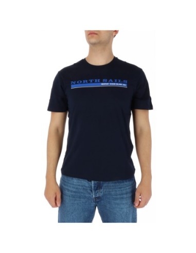 T?shirt homme bleu imprimé North Sails