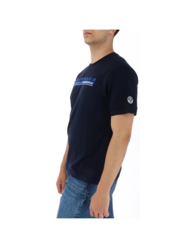 T?shirt homme bleu imprimé North Sails