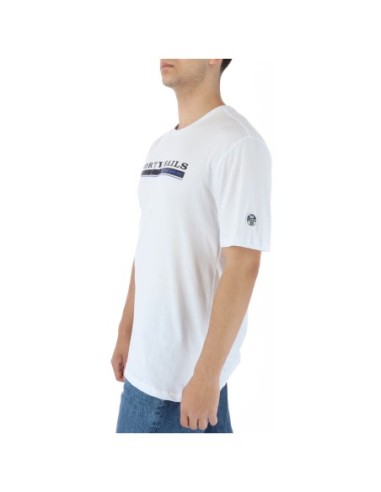 T?shirt homme blanc imprimé North Sails