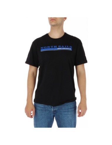 T?shirt homme noir imprimé North Sails