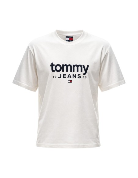 T?shirt homme blanc imprimé Tommy Hilfiger Jeans