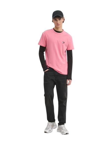 T?shirt homme rose Tommy Hilfiger Jeans