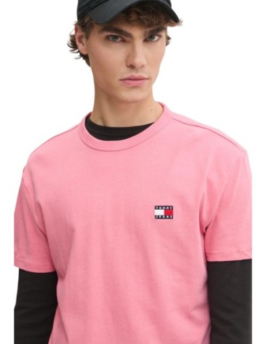 T?shirt homme rose Tommy Hilfiger Jeans