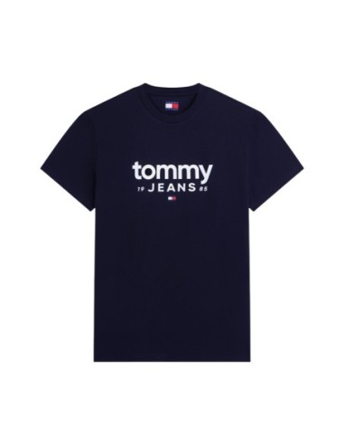 T?shirt homme bleu imprimé Tommy Hilfiger Jeans