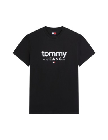 T?shirt homme noir imprimé Tommy Hilfiger Jeans