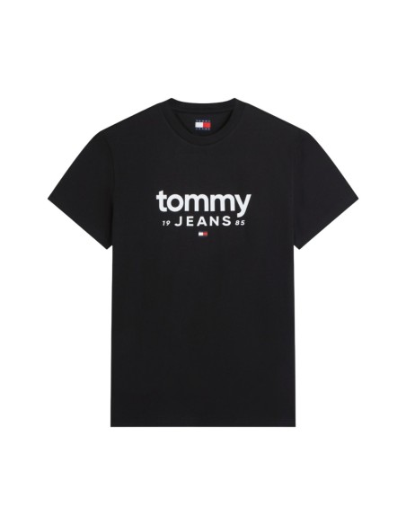 T?shirt homme noir imprimé Tommy Hilfiger Jeans
