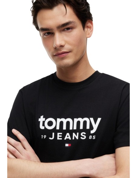 T?shirt homme noir imprimé Tommy Hilfiger Jeans